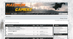 Desktop Screenshot of maximumgamerz.com